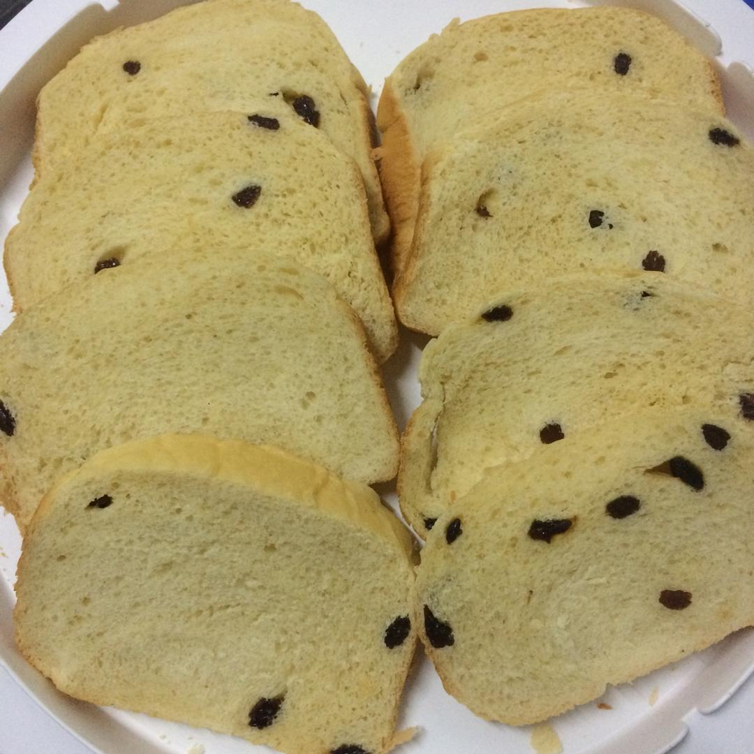 超级好吃的原味面包（面包机版）