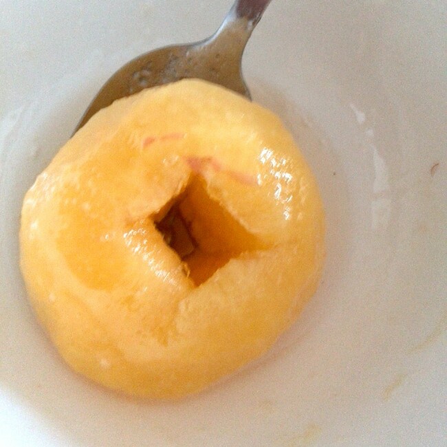 may做的快手红糖苹果微波炉版