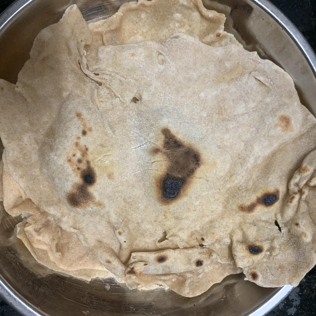低卡减脂软软软，软到无边的全麦薄饼（空心饼）