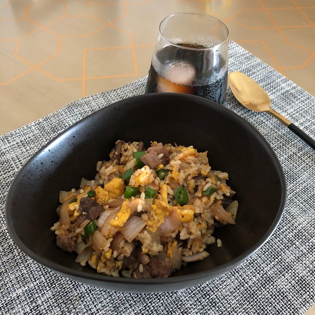 番茄牛肉粒炒饭