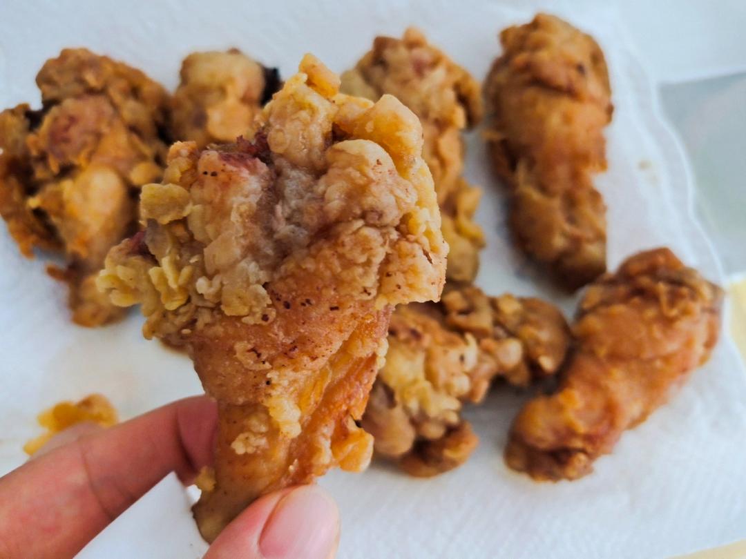 不用炸鸡粉也可以炸出酥脆炸鸡腿