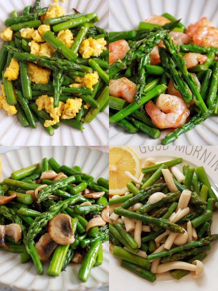 健康低卡家常菜—芦笋的清爽搭配的做法