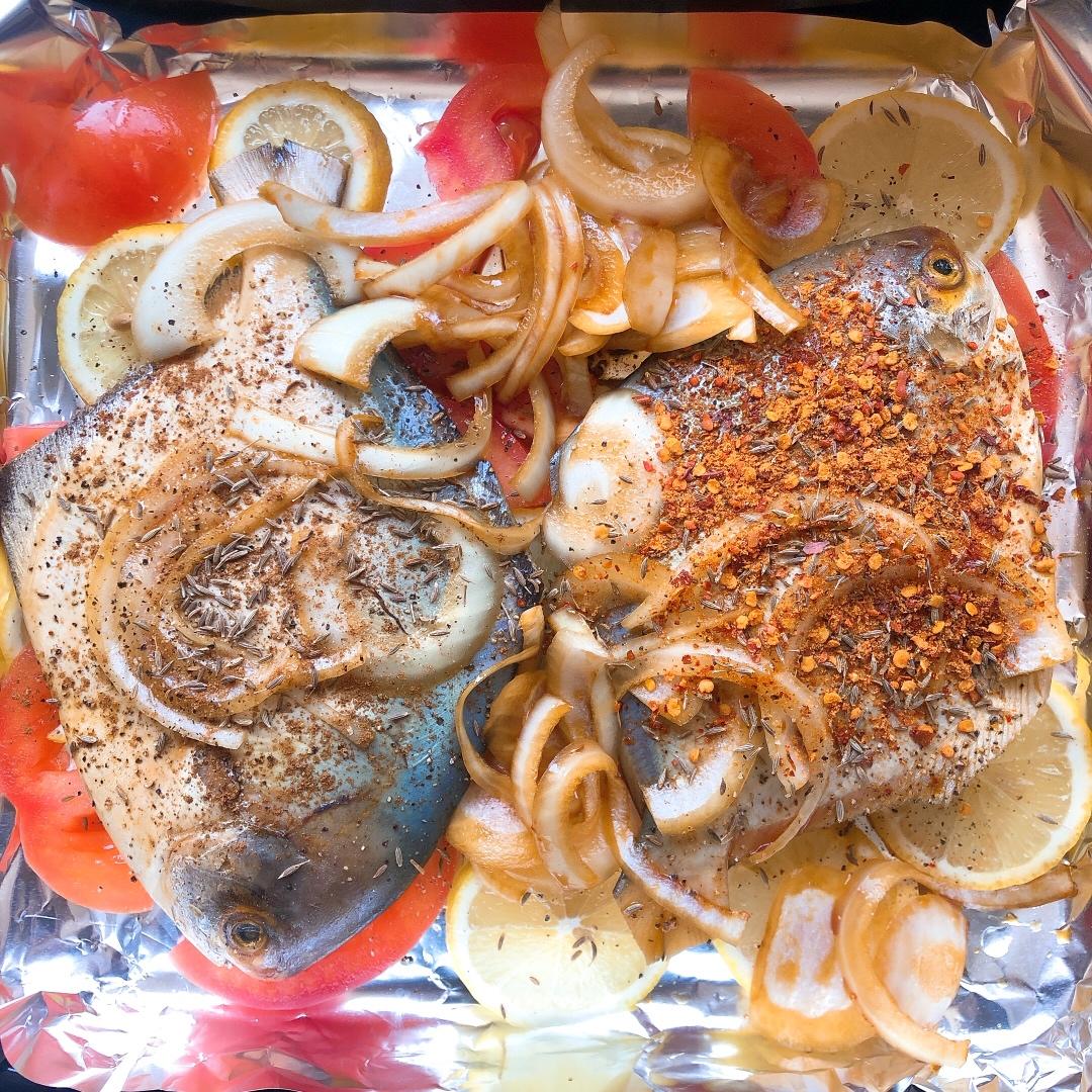 烤鲳鱼
