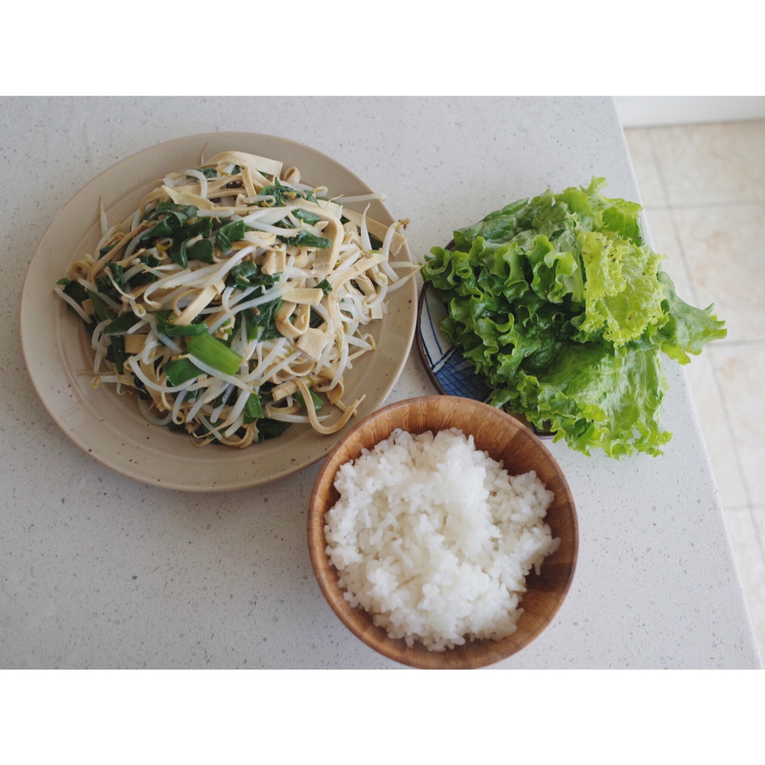 快手干豆皮炒豆芽