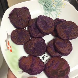 紫薯奶酪饼（宝宝快手饭）的做法 步骤6