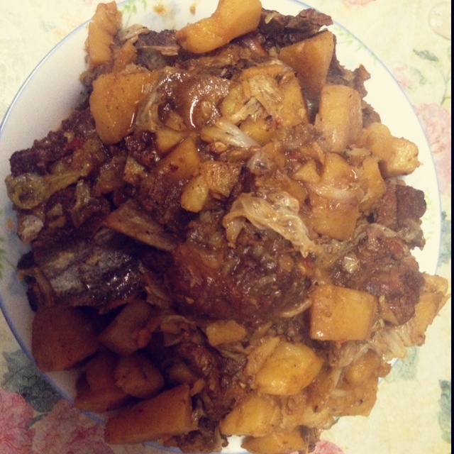 红烧土豆排骨&肉