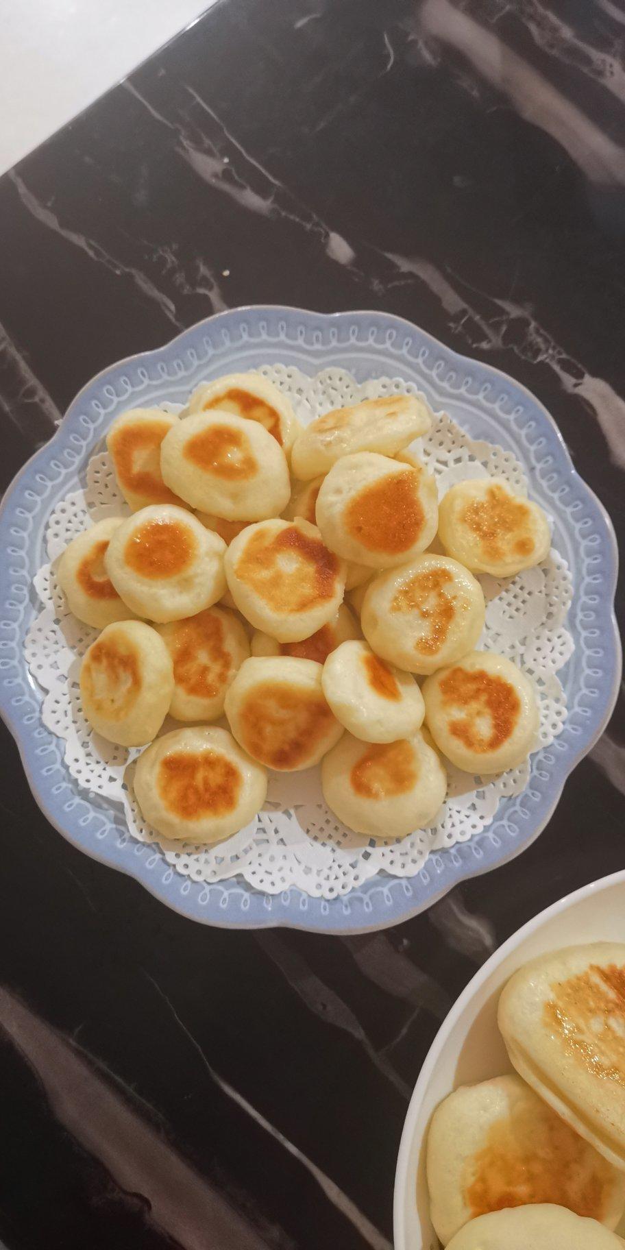 昕昕妈妈jun做的松软养胃的山药饼高营养低热量