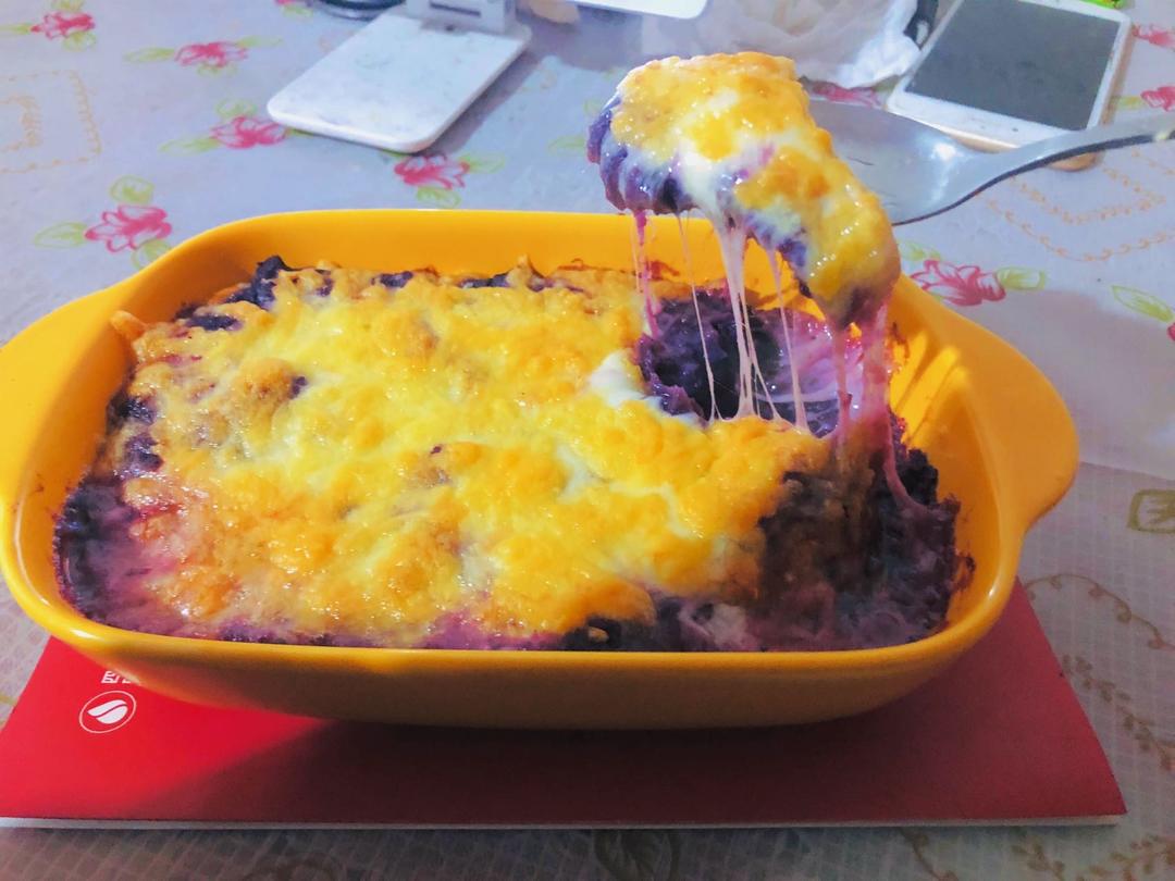 芝士焗红薯(烤箱版)