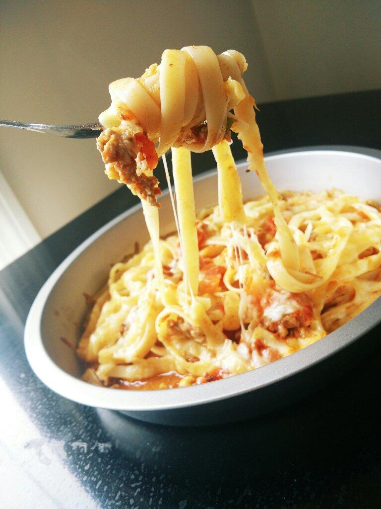 v_ector做的芝士肉酱焗意面