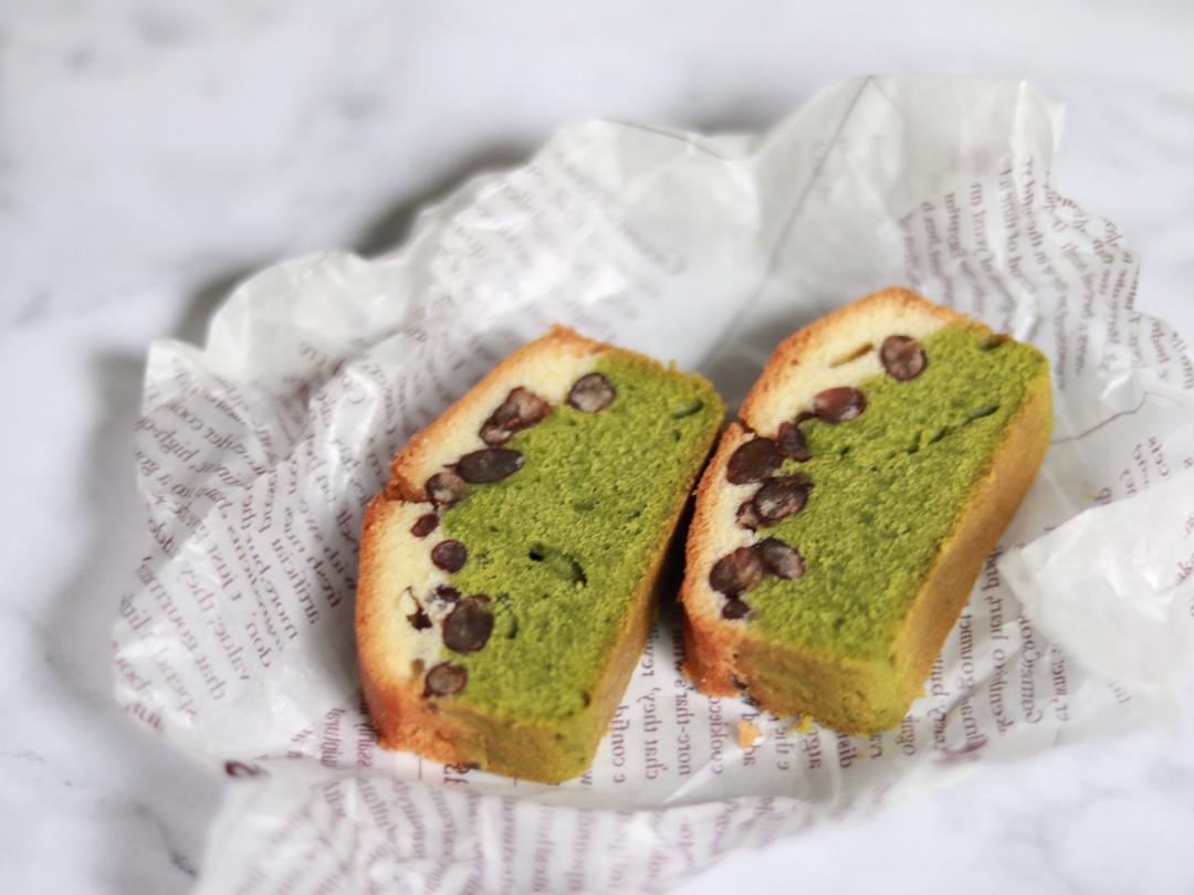 抹茶黑豆之双色磅蛋糕<熊谷裕子>