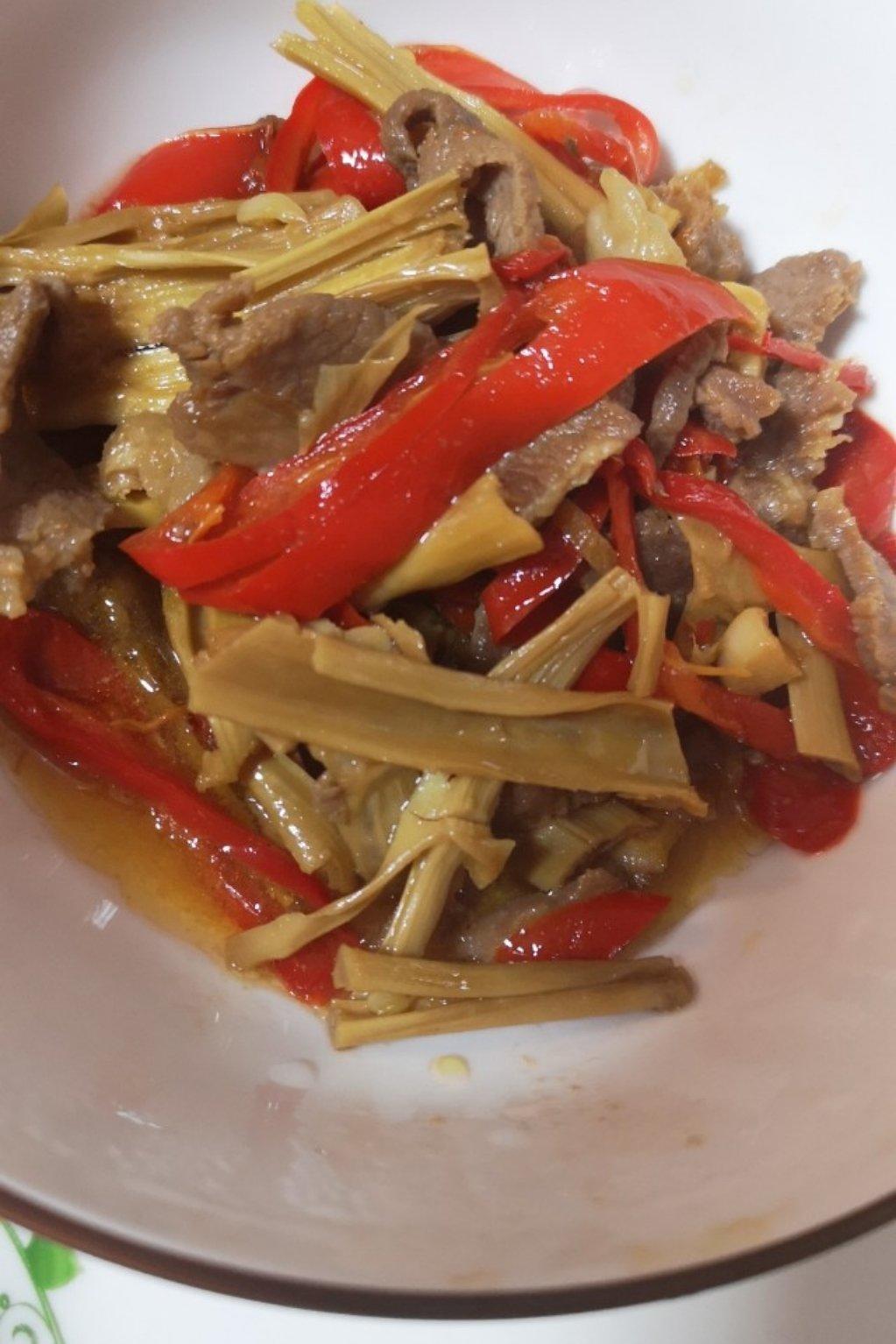 笋干炒肉