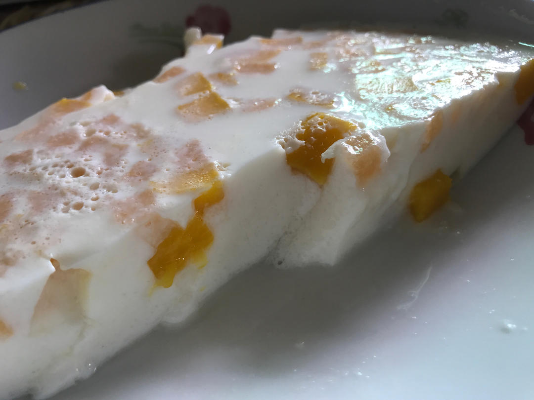 夏日必备小甜品🥭芒果布丁🍮超简单「学不会你来打我」