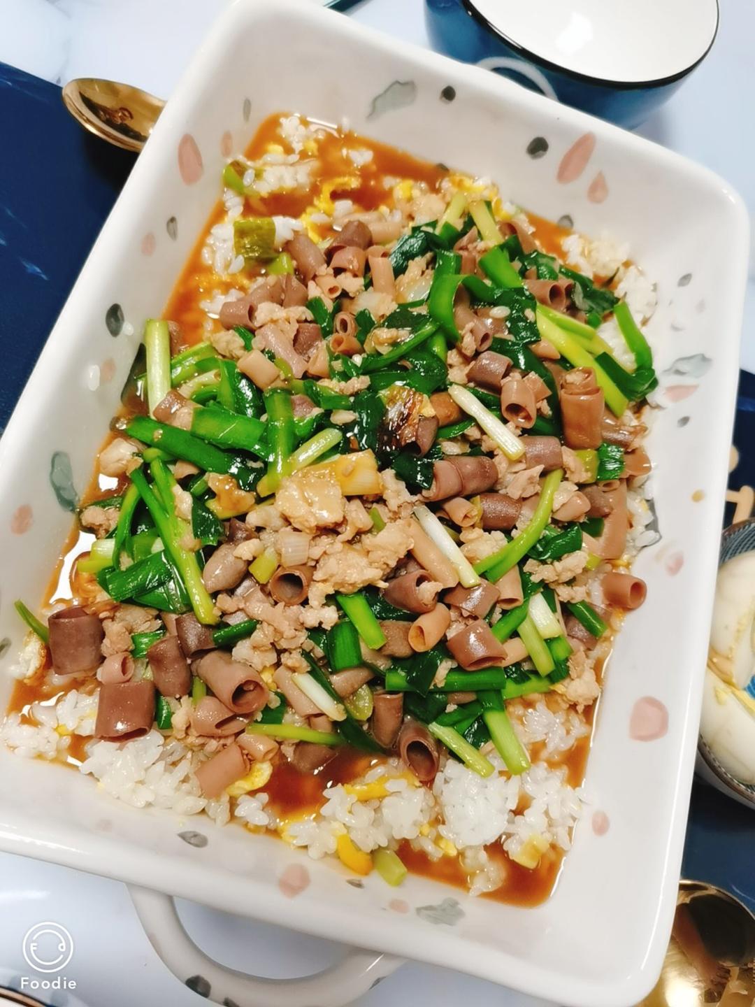 海肠捞饭