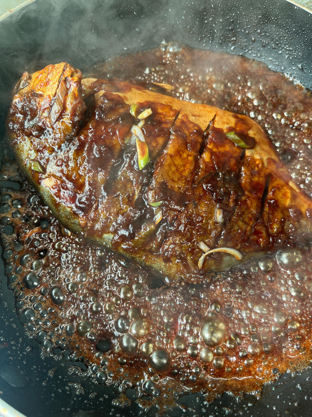 【家常菜】上海红烧鲳鱼