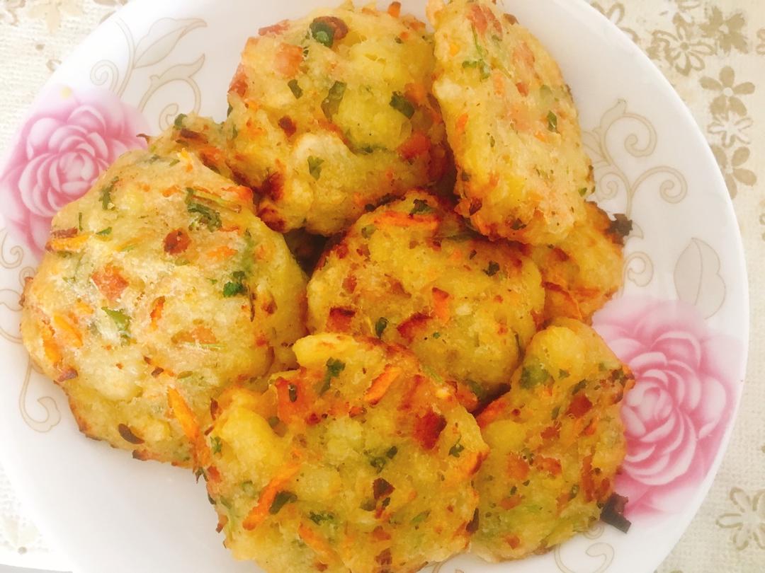 土豆胡萝卜鸡蛋饼