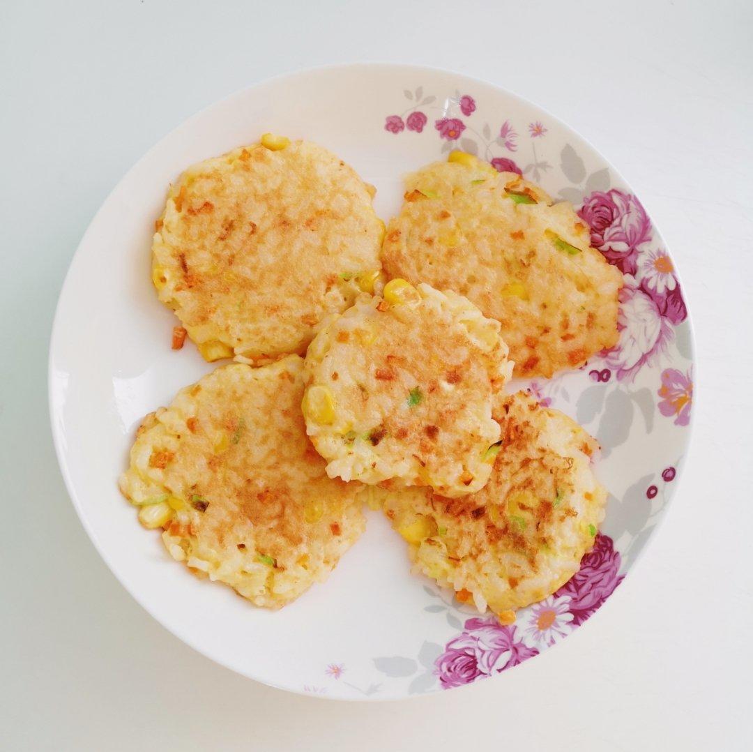 快手早餐╭蛋香米饼╮