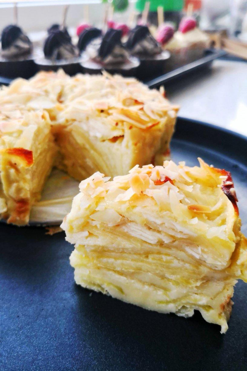 柔软奇妙的苹果隐形蛋糕