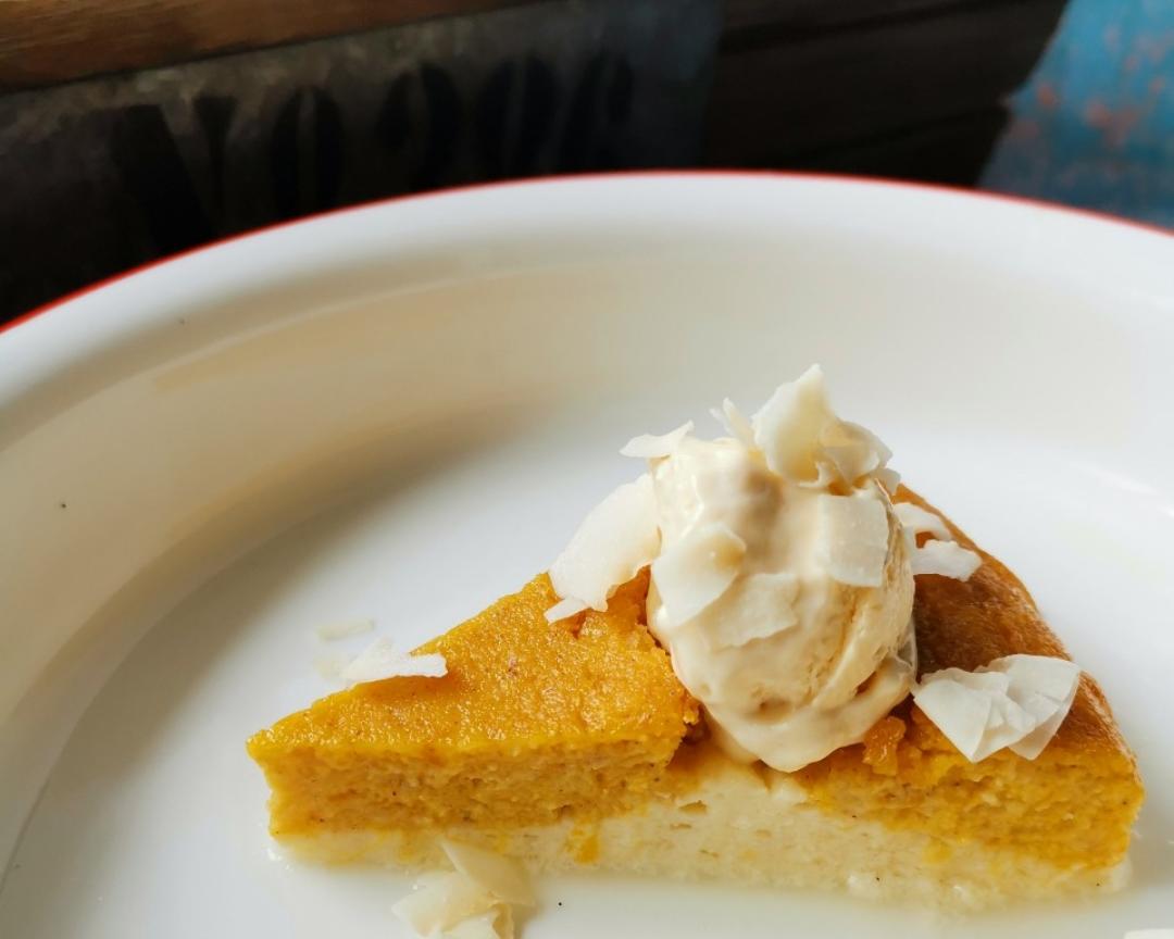 生酮椰香南瓜双拼重芝士的做法