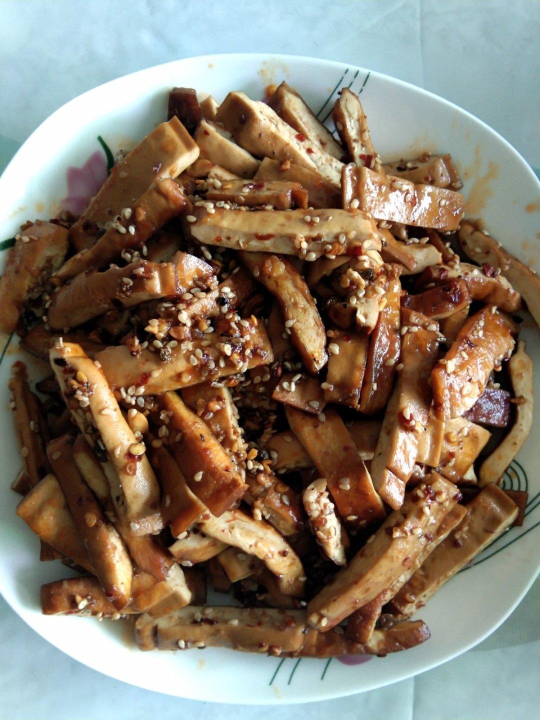 原点起点做的湖南涟源麻辣豆腐干