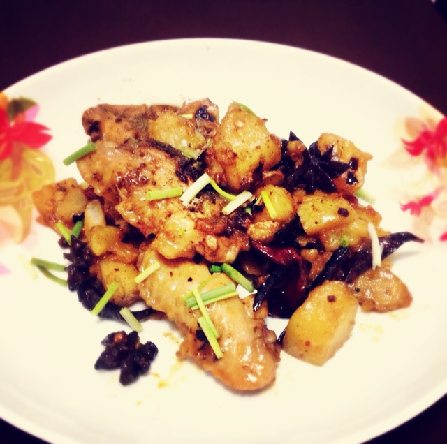 土豆炖鸡翅（快手零失败）