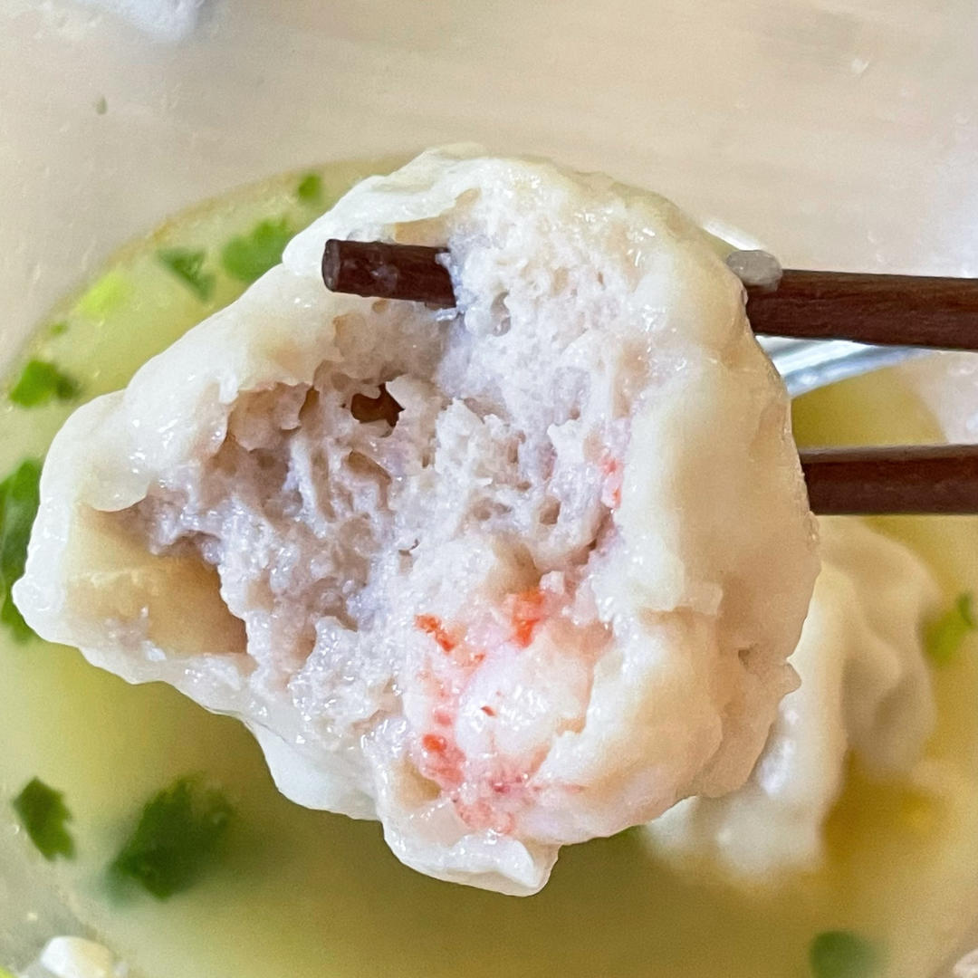 三步搞定馄饨馅——猪肉虾仁口味，快手美味赛过沙县扁食