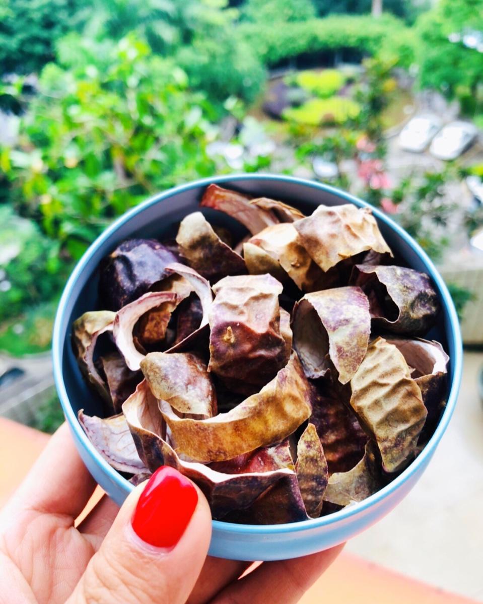 一花一诺一世界做的百香果皮(泡茶)