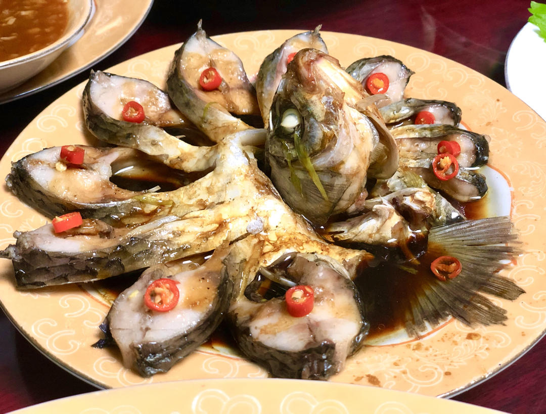孔雀开屏清蒸鱼