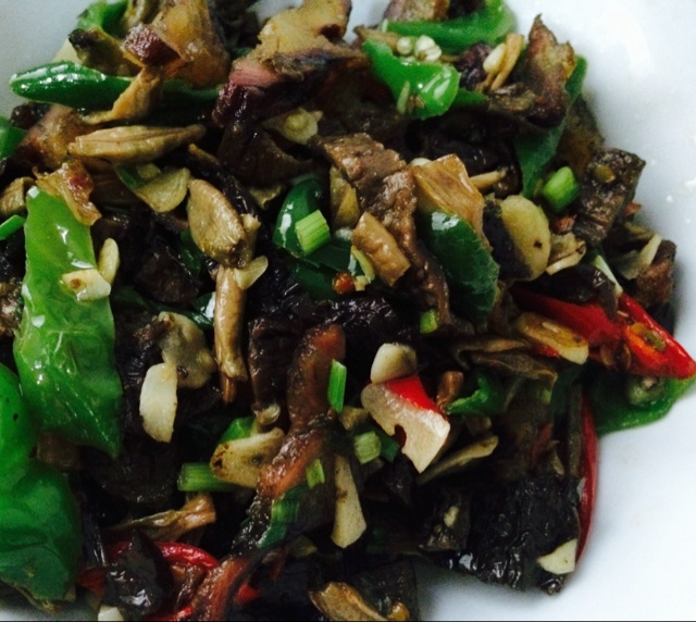 干豆角炒腊肉
