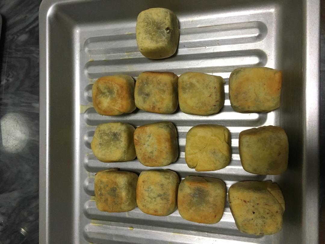 【爆浆紫薯仙豆糕】