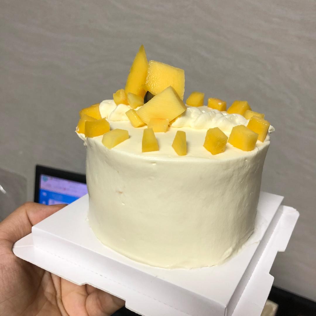 6寸原味戚风蛋糕