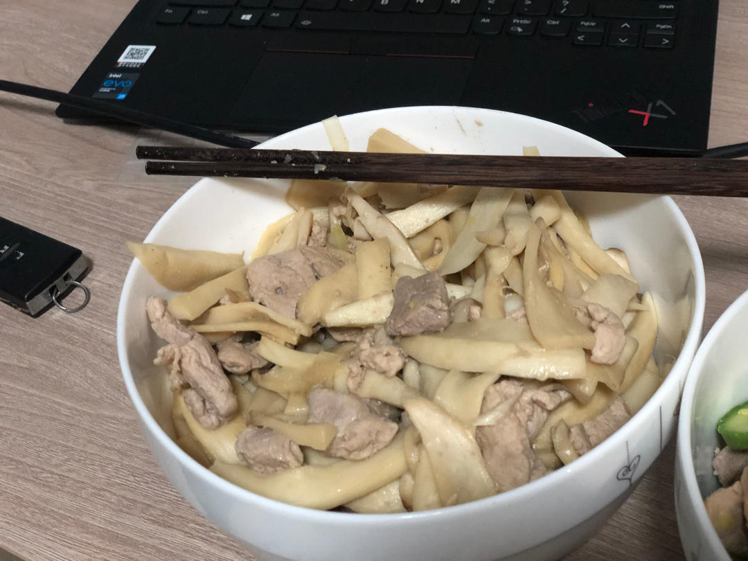 杏鲍菇炒肉片