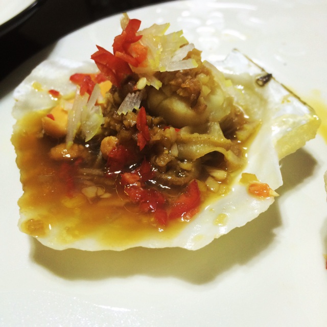 蒜蓉粉丝蒸扇贝
