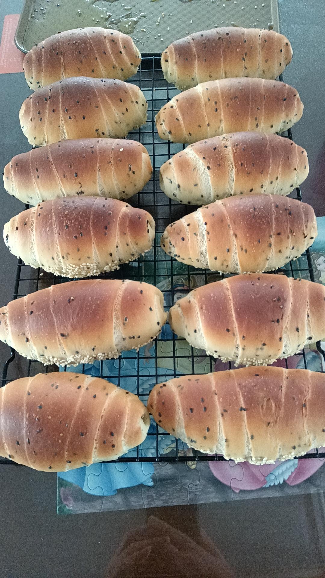 这个芝麻海盐卷我真的太爱了，你们赶紧做起来！