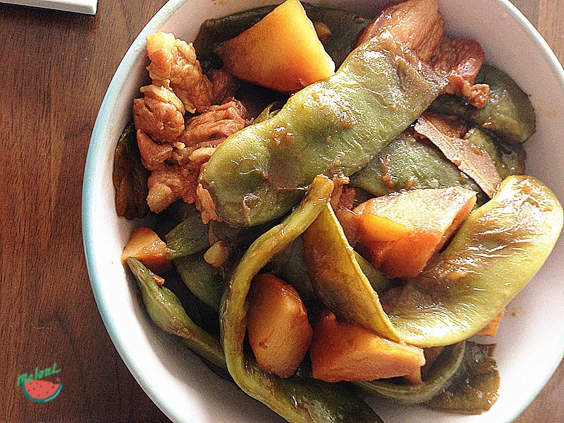 土豆炖豆角