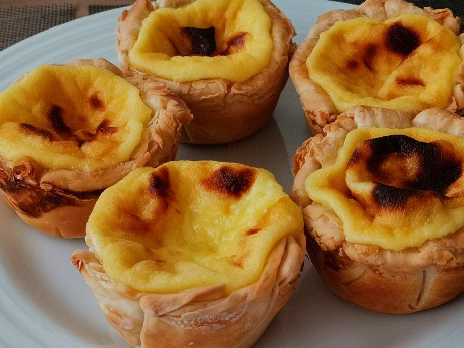 饺子皮版蛋挞（小食）内附视频