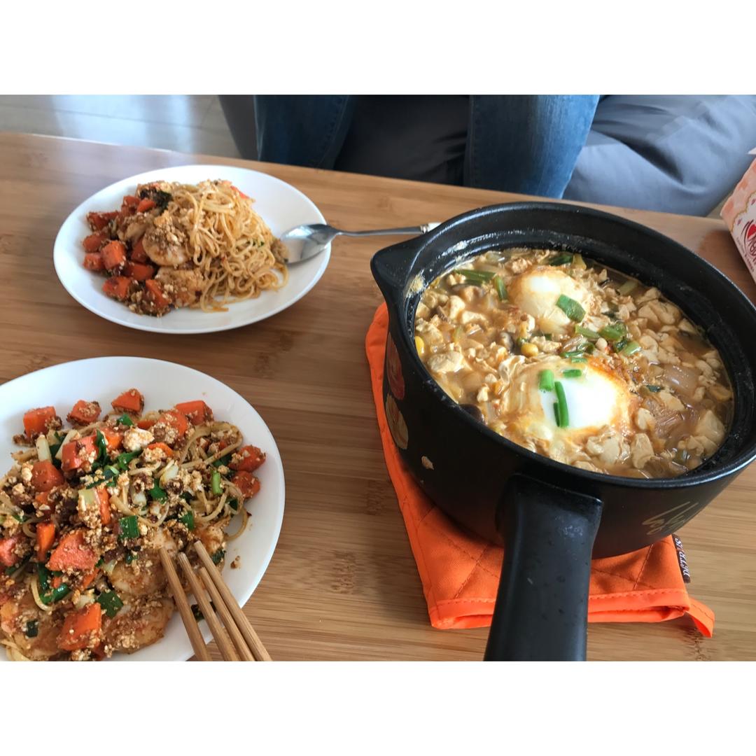 韩式豆腐锅 Korean Tofu Hotpot