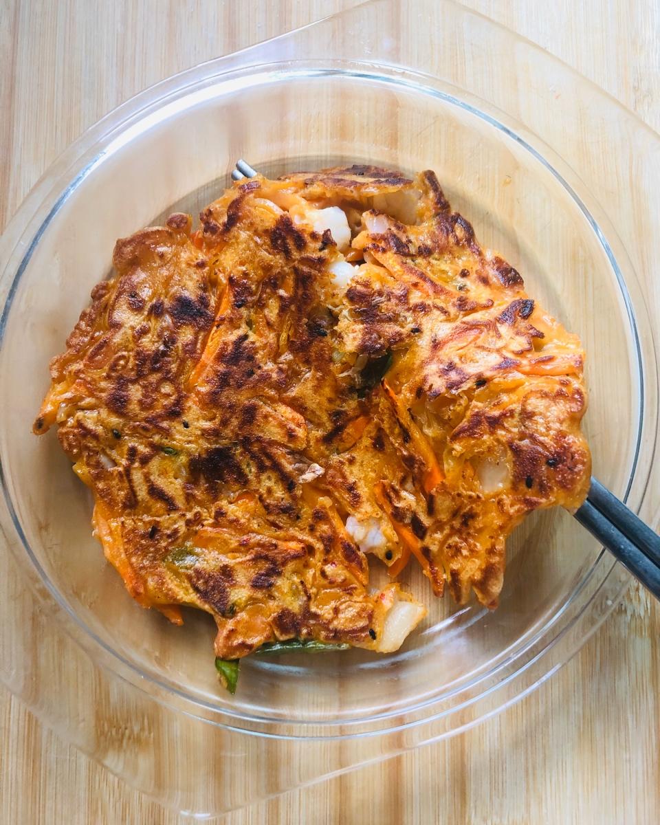 十五分钟的快手泡菜饼