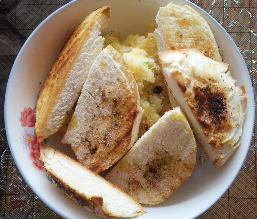 电饼铛煎馒头片