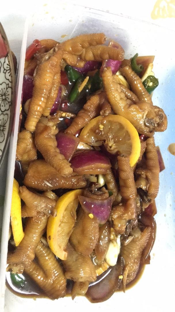 【柠檬酸辣鸡爪】自制超级无敌美味的网红鸡爪