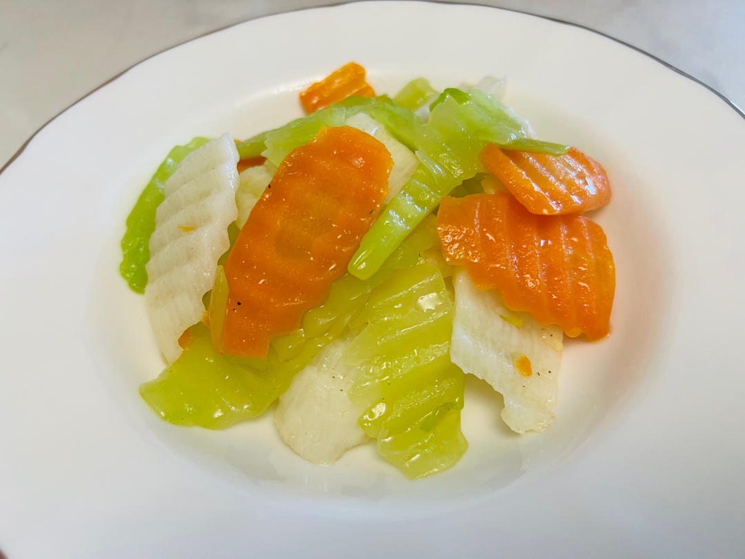 低脂莴笋炒山药