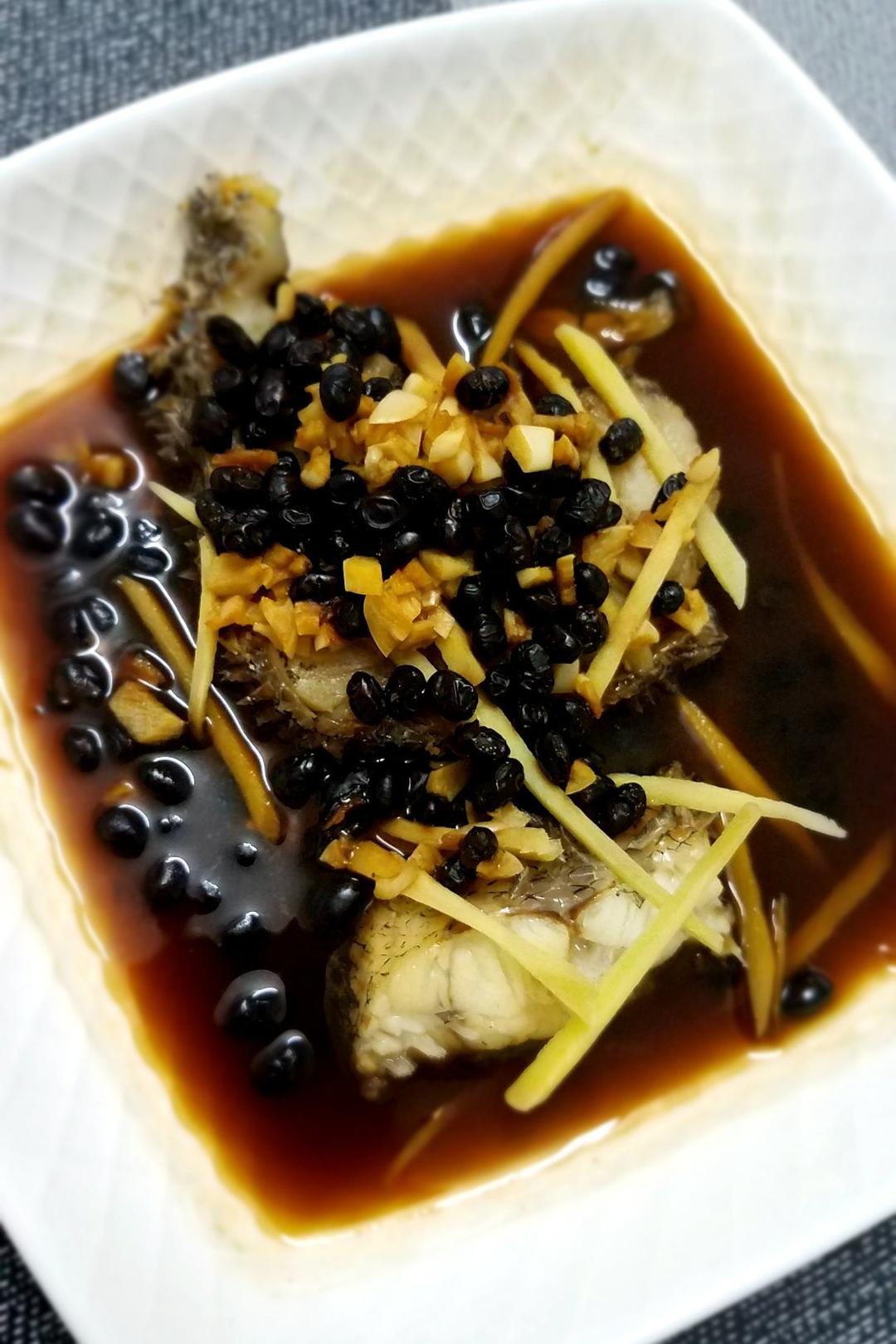 豆豉蒸鳕鱼