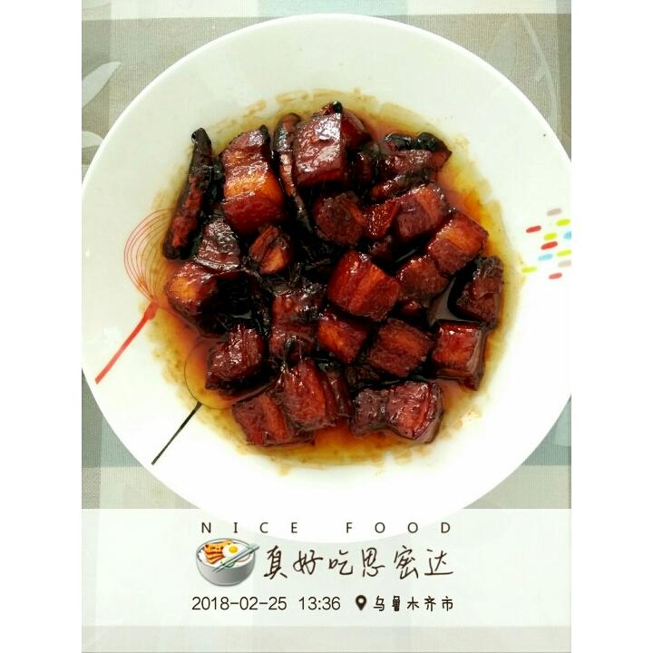 吃着碗里望着锅里的红烧肉