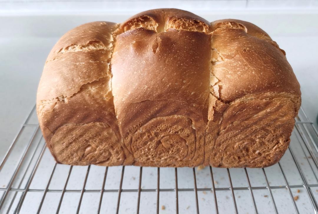 超软拉丝牛奶吐司🍞一次发酵