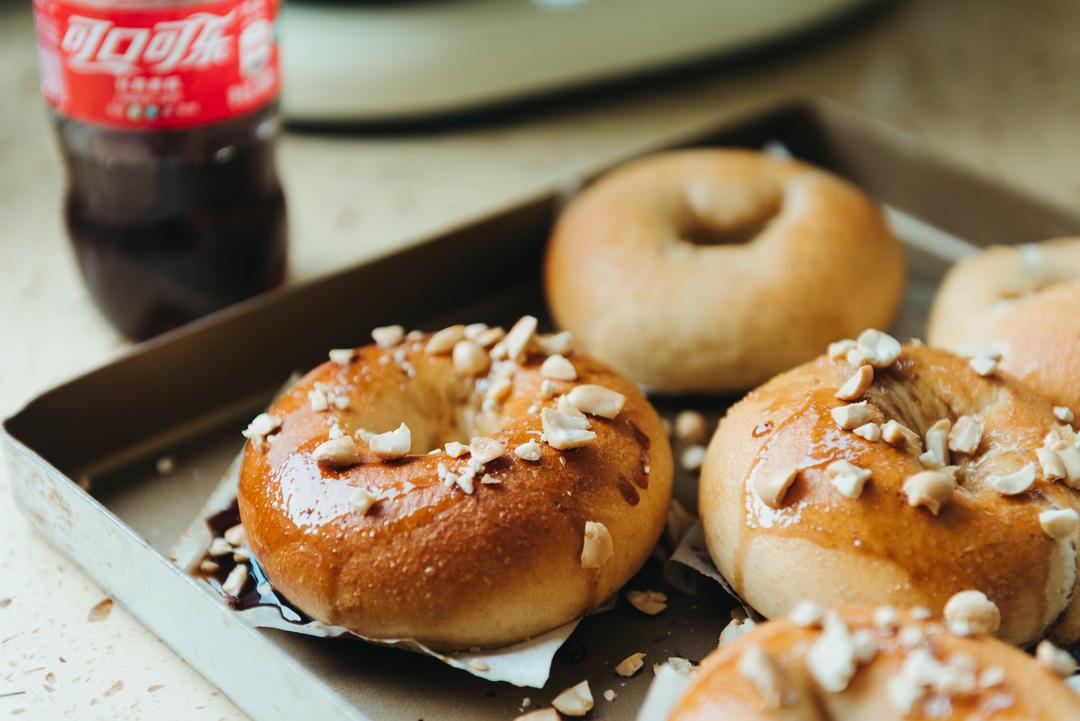 可口可乐版焦糖酱贝果