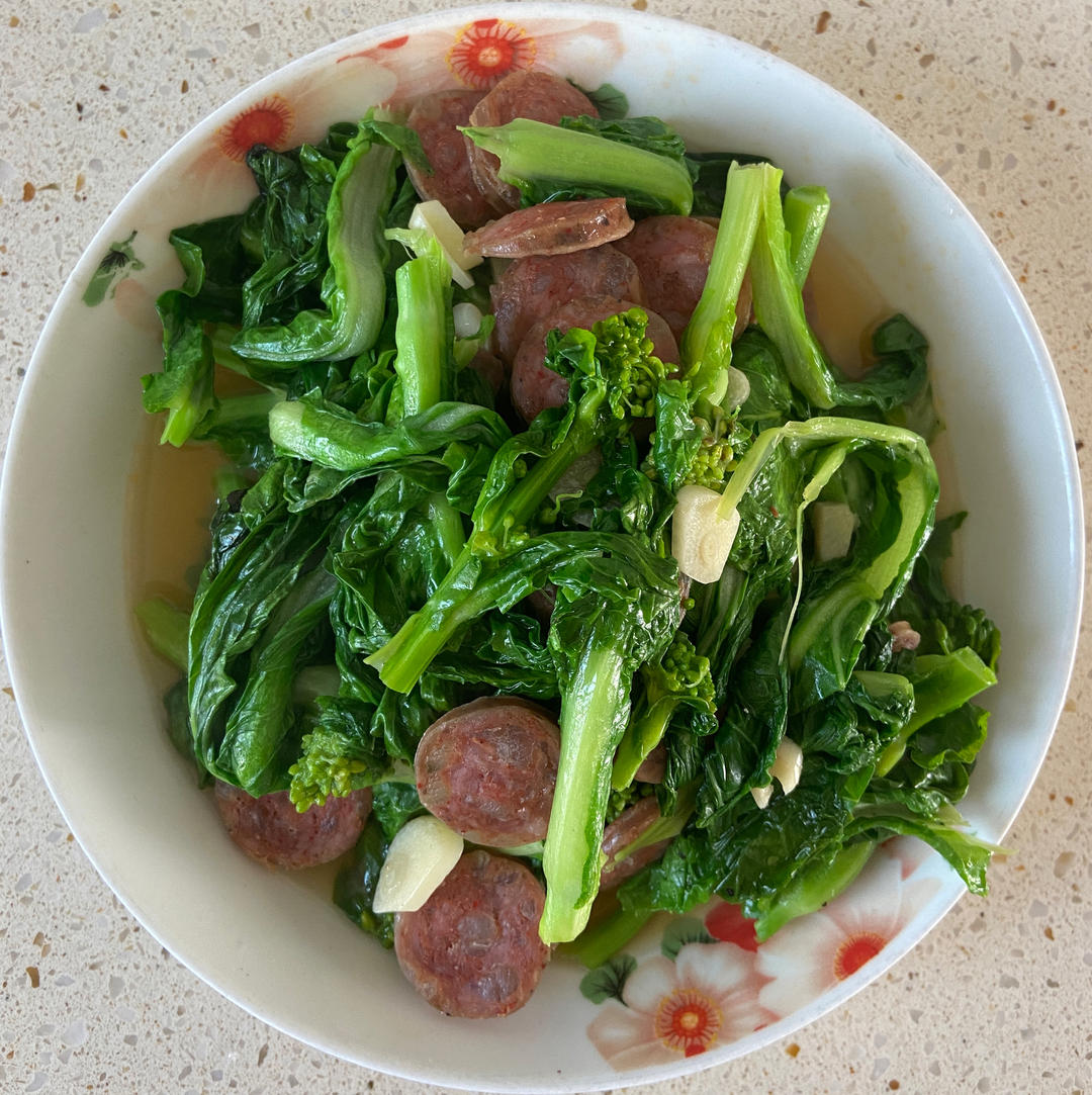 小炒白菜苔
