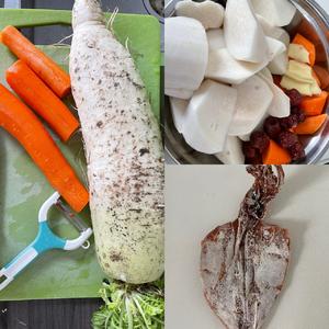 简单又鲜美老火汤之家乡萝卜猪骨汤的做法 步骤1