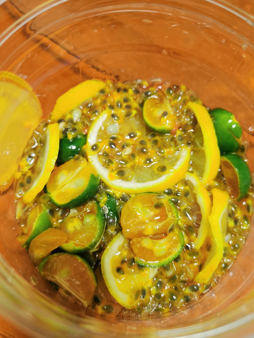 百香果柠檬🍋蜂蜜水