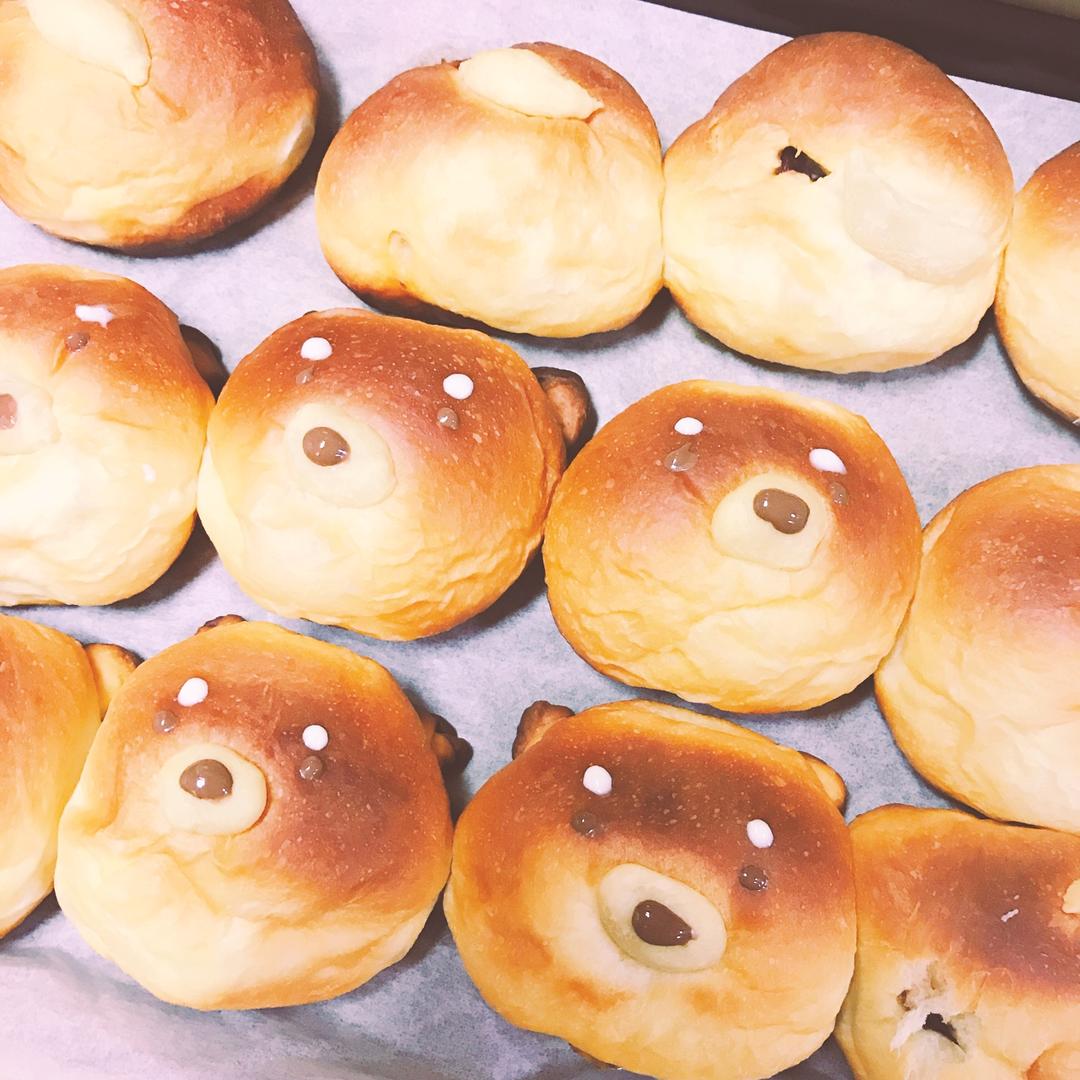 piaoe做的柴犬面包