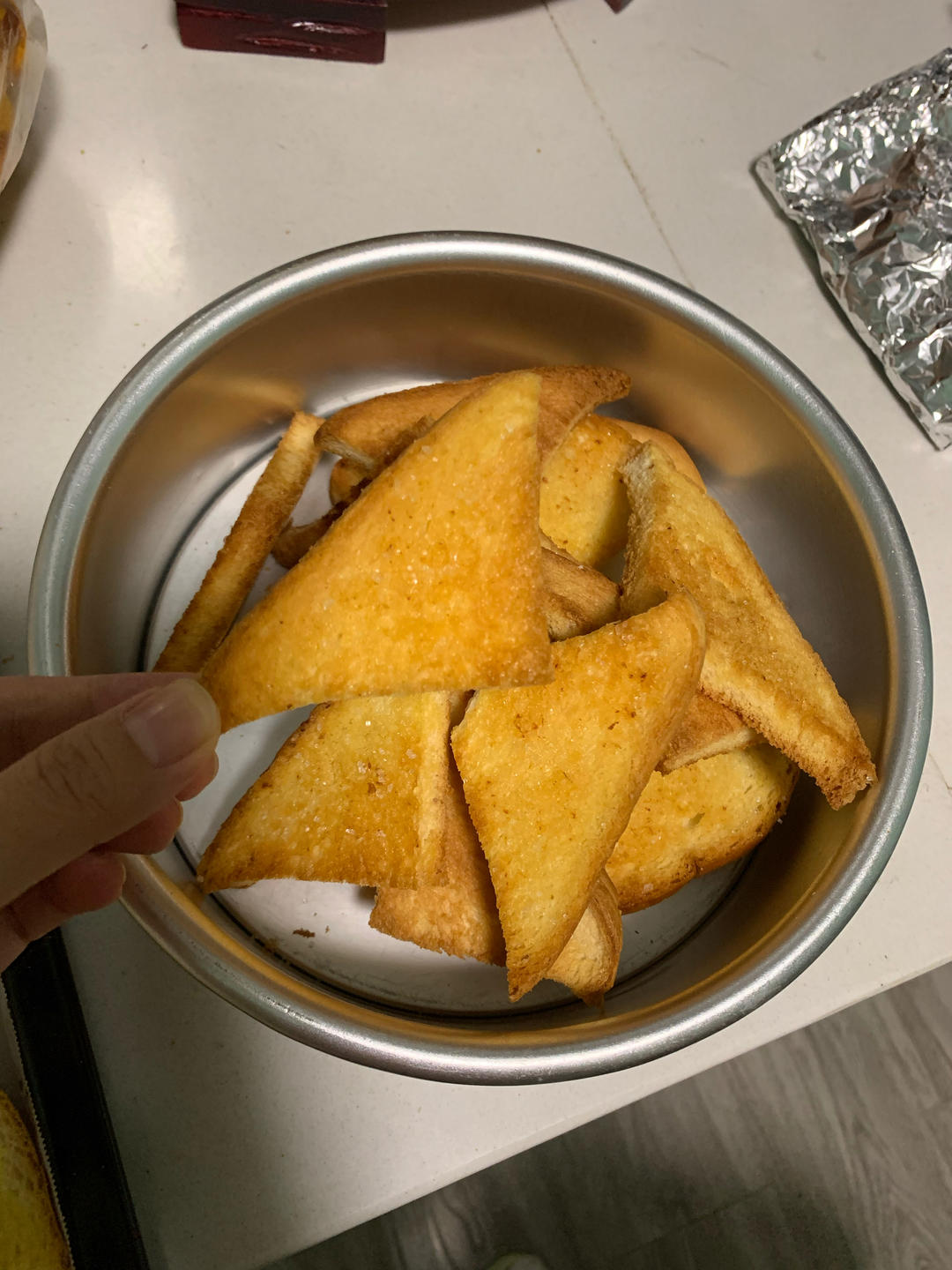 蜂蜜黄油脆吐司
