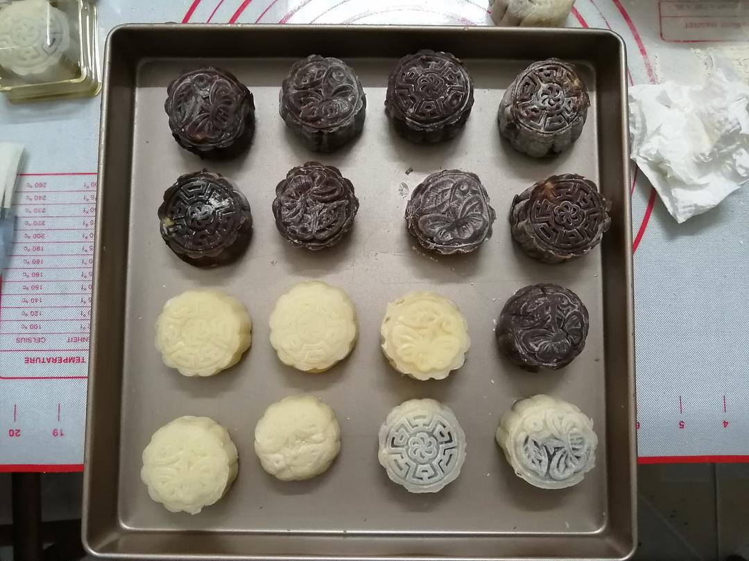 史上最简单包法的冰皮奶黄流心月饼（百分百成功）